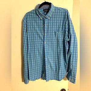 Blue gingham Crown & Ivy button up shirt